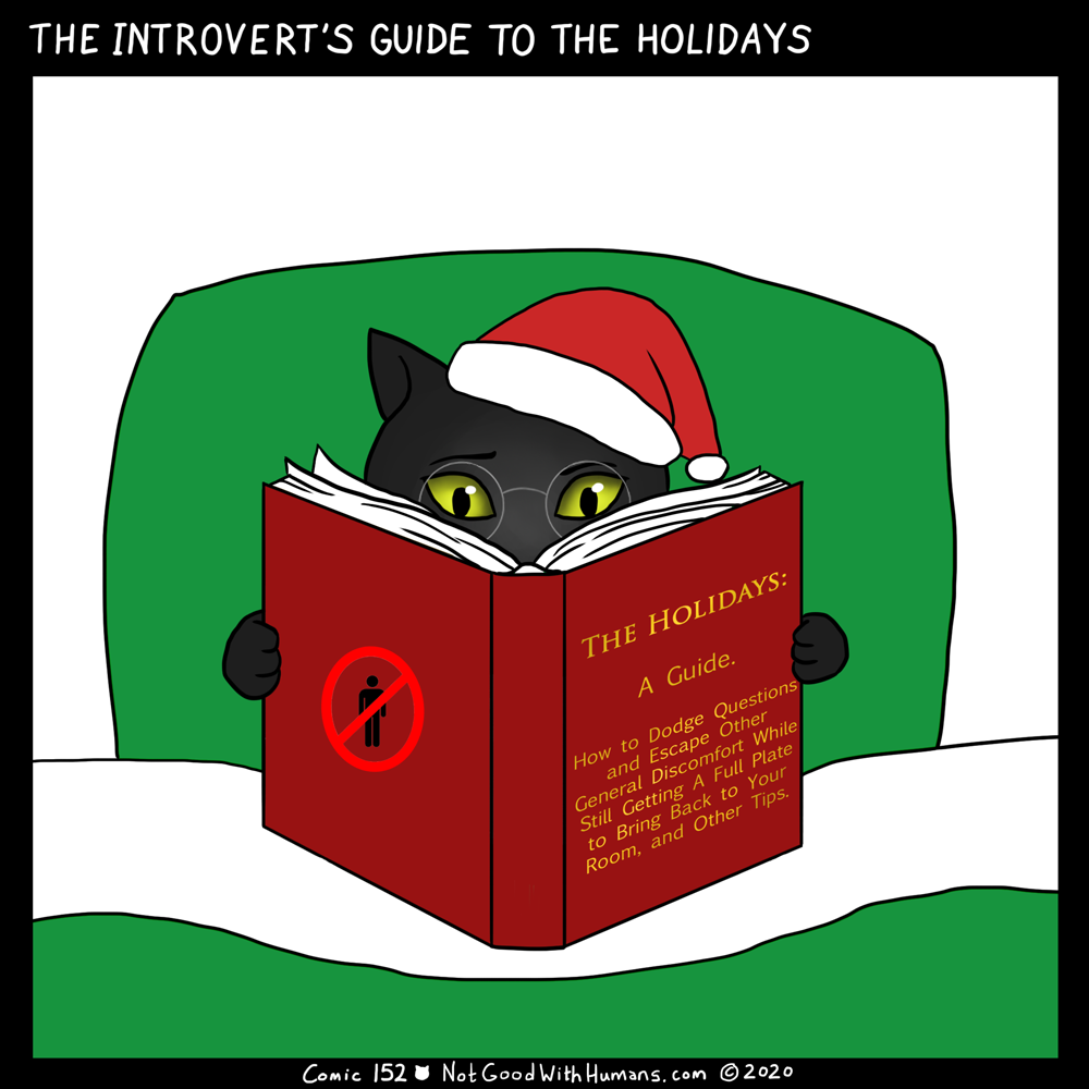 not good with humans notgoodwithhumans.com cat cats introvert introverts 